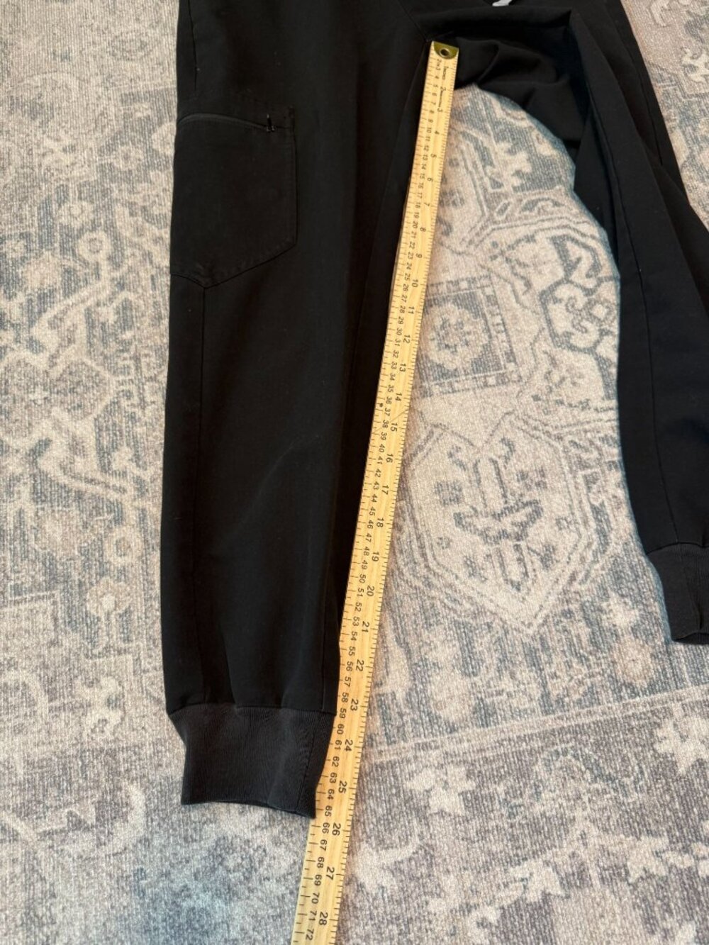 Figs Zamora Technical Collection Black Jogger Scrub Pants XS Petite Nursing - Picture 5 of 7